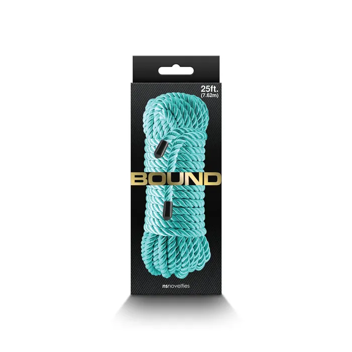 Vibrators Bound Bondage Rope Teal Green 25 Feet NS Novelties Vibrators Bound Bondage Rope Teal Green 25 Feet NS Novelties