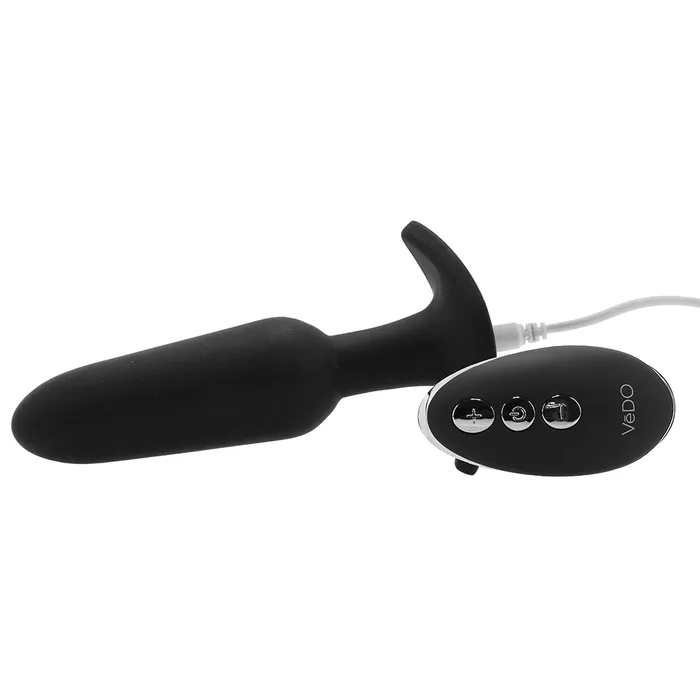 Bump Plus Remote Anal Vibe in Just Black VeDO Anal Bump Plus Remote Anal Vibe in Just Black VeDO Anal