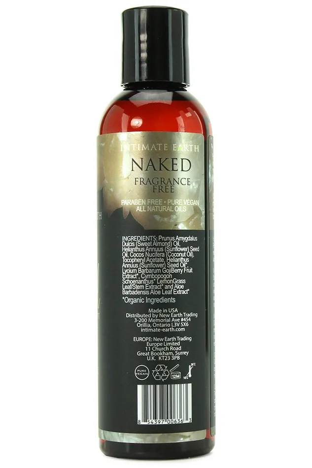 Couples Intimate Earth Naked Massage Oil 4oz120ml in Fragrance Free Couples Intimate Earth Naked Massage Oil 4oz120ml in Fragrance Free