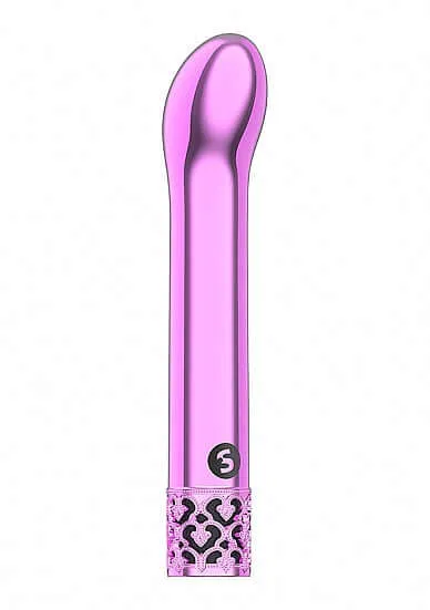 Female Sex Toys SHOTS AMERICA Royal Gems Jewel Pink ABS Plastic Bullet Vibrator Rechargeable