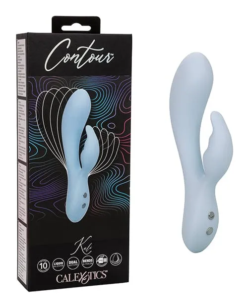 Contour Kali Flexible Dual Massager Blue CalExotics Vibrators Contour Kali Flexible Dual Massager Blue CalExotics Vibrators