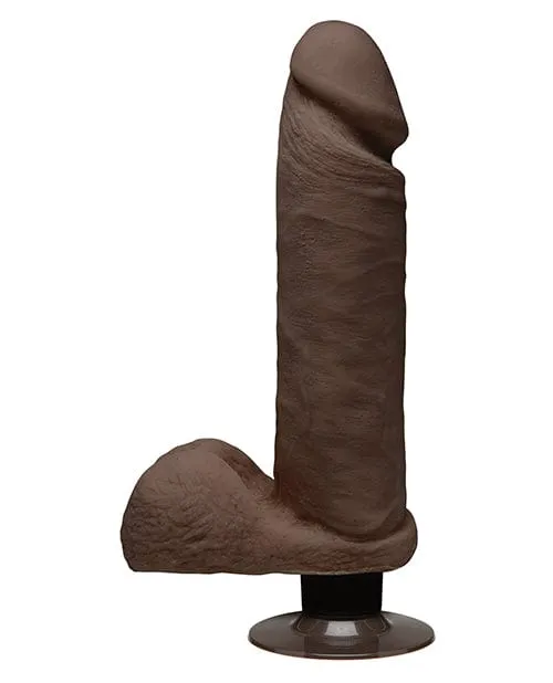 Doc Johnson Female Sex Toys The D 8 Perfect D Vibrating with Balls Chocolate Doc Johnson Female Sex Toys The D 8 Perfect D Vibrating with Balls Chocolate