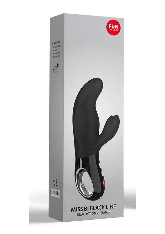 Female Sex Toys Fun Factory Miss Bi Silicone Vibrator with Clitoral Stimulator
