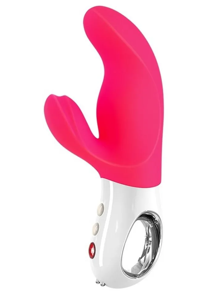 Female Sex Toys Fun Factory Miss Bi Silicone Vibrator with Clitoral Stimulator Female Sex Toys Fun Factory Miss Bi Silicone Vibrator with Clitoral Stimulator