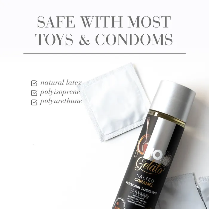 Castle Megastore Vibrators JO Gelato Salted Caramel Lube 1 oz