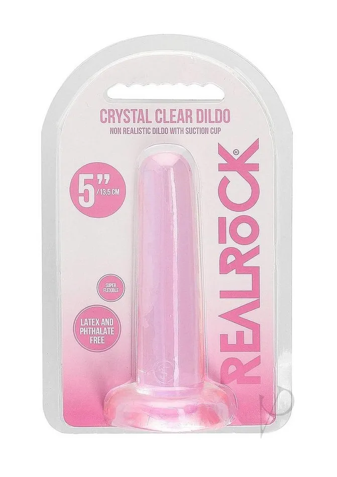 Dildos Real Rock Realrock Crystal Clear Non Real 53 Pnk