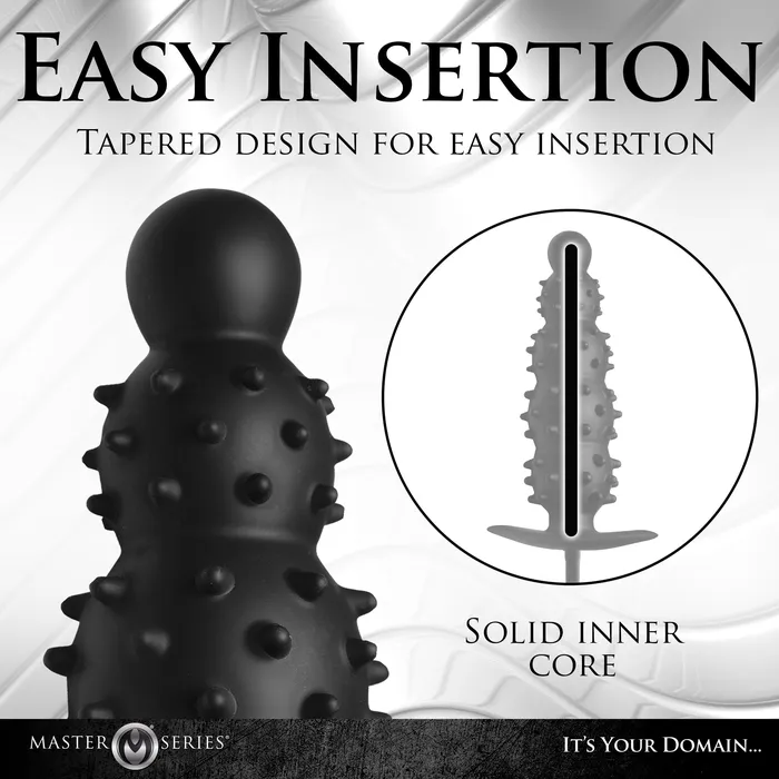 Male Sex Toys Ass Puffer Nubbed Inflatable Silicone Anal Plug XR Brands