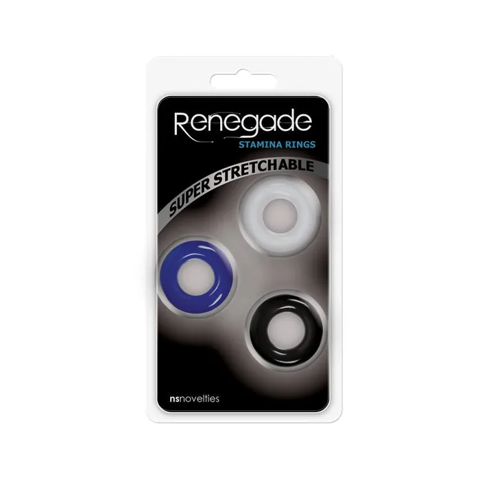 Male Sex Toys Renegade Stamina Cock Rings NEW SENSATIONS NOVELTIES