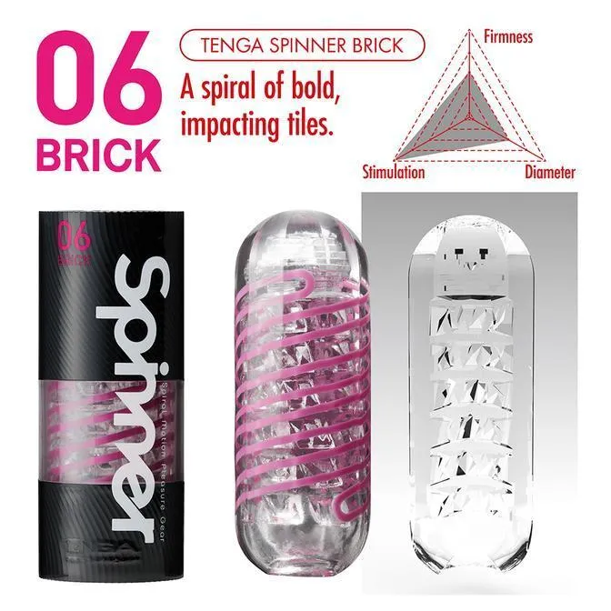 Male Sex Toys Tenga Spinner Textured Male Masturbator Tenga