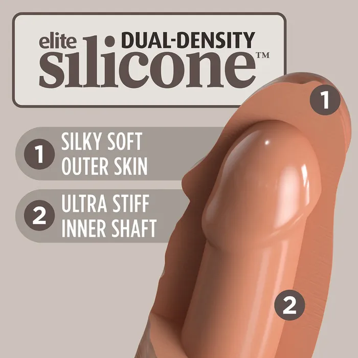 Pipedream King Cock Elite Comfy Silicone Body Dock Harness 7 Dildo Kit Female Sex Toys