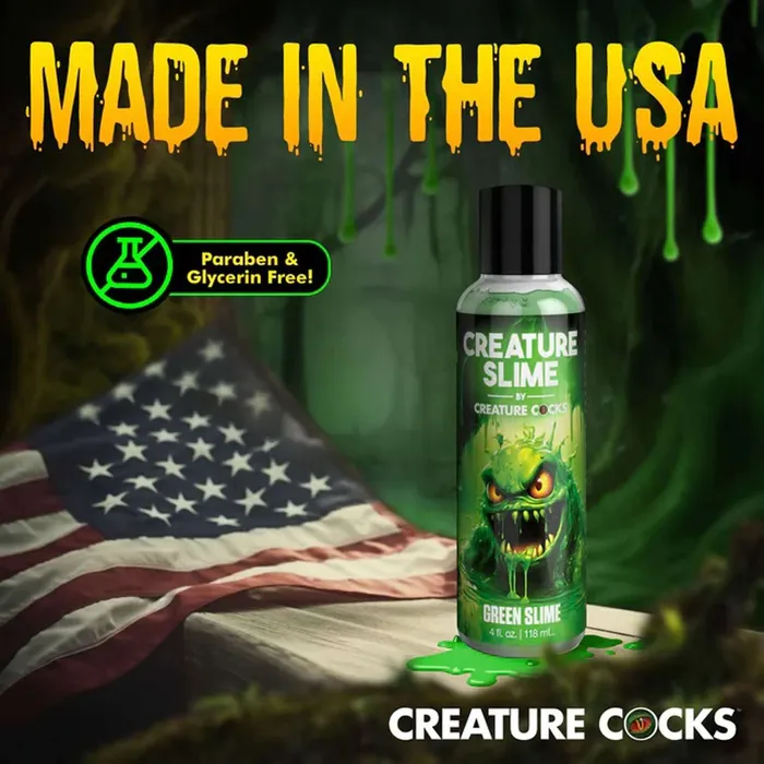 4oz Creature Slime Green Slime WaterBased Lubricant XR Brands Creature Cocks Lubricants 4oz Creature Slime Green Slime WaterBased Lubricant XR Brands Creature Cocks Lubricants