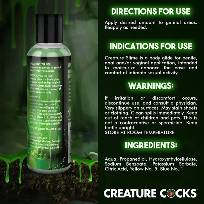 4oz Creature Slime Green Slime WaterBased Lubricant XR Brands Creature Cocks Lubricants 4oz Creature Slime Green Slime WaterBased Lubricant XR Brands Creature Cocks Lubricants