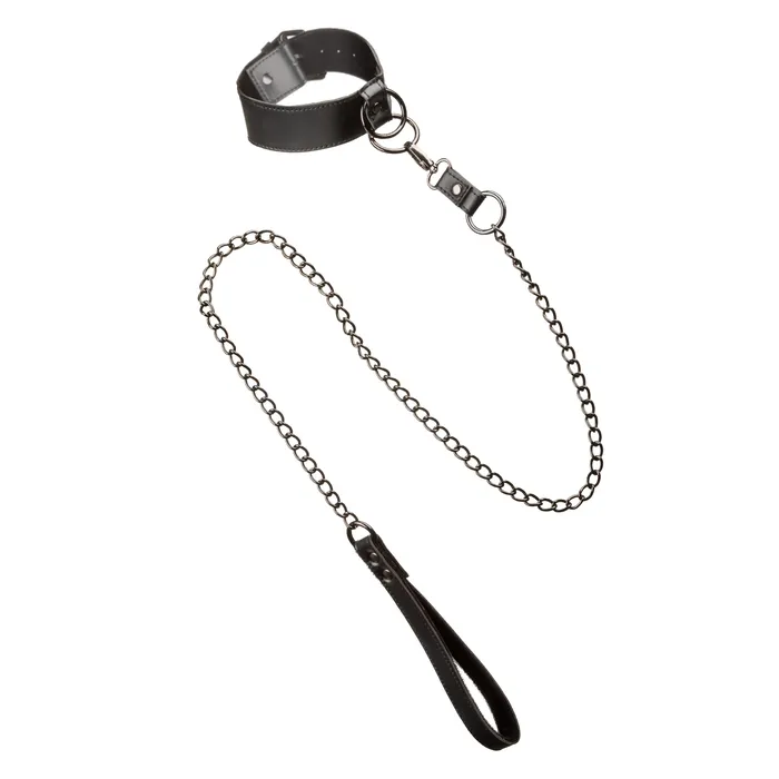 Anal 2024 Holiday Sale Specials Euphoria Collection Collar With Chain Leash Black
