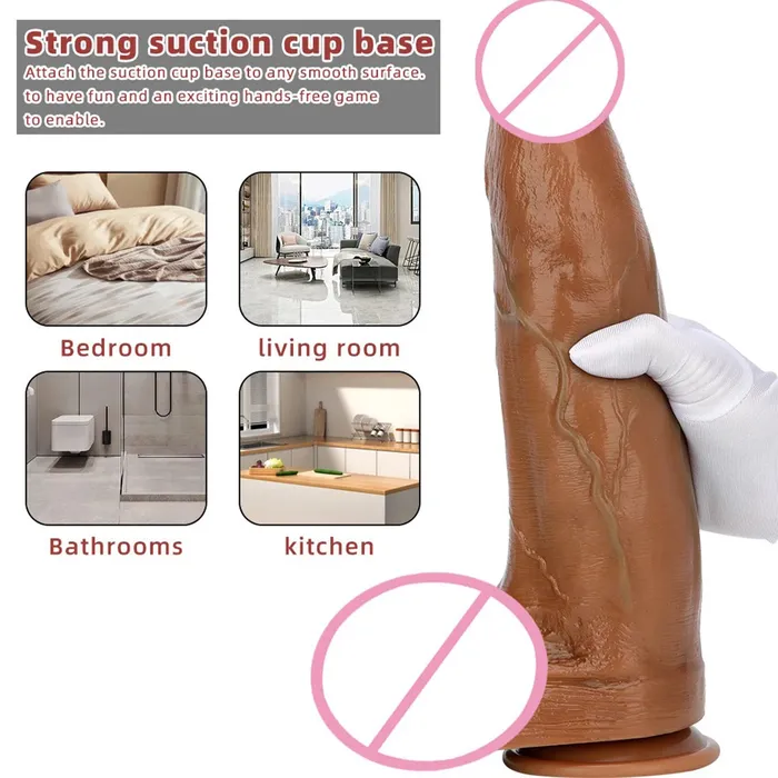 Anal Domlust Big Giant Realistic Dildo Anal Plug Huge Anal Dilator Butt Plug Sex Toys