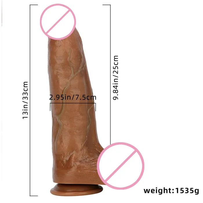 Anal Domlust Big Giant Realistic Dildo Anal Plug Huge Anal Dilator Butt Plug Sex Toys