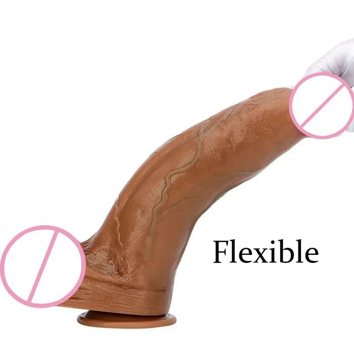 Anal Domlust Big Giant Realistic Dildo Anal Plug Huge Anal Dilator Butt Plug Sex Toys