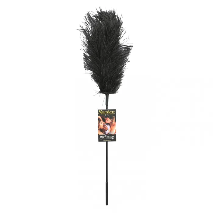 Anal Sportsheets Ostrich Tickler Black