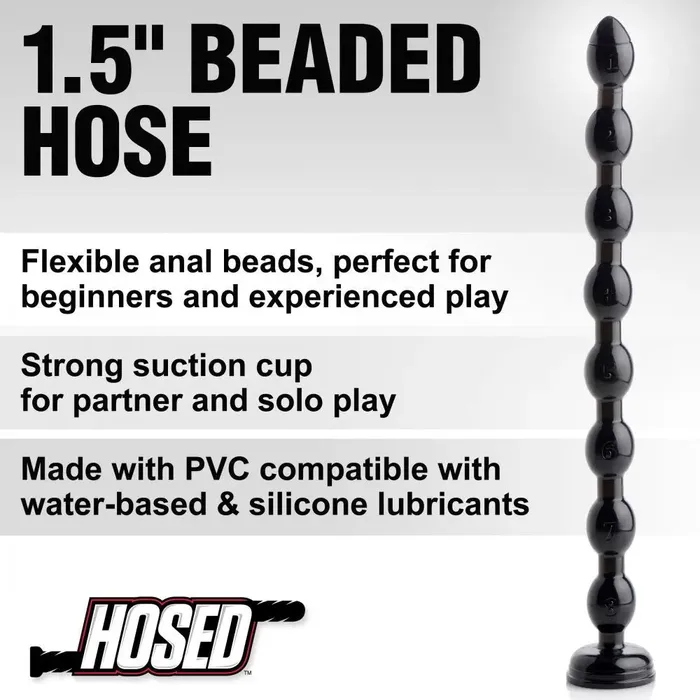 Anal XR Brands Hosed 19 Inch Beaded Anal Snake Anal XR Brands Hosed 19 Inch Beaded Anal Snake