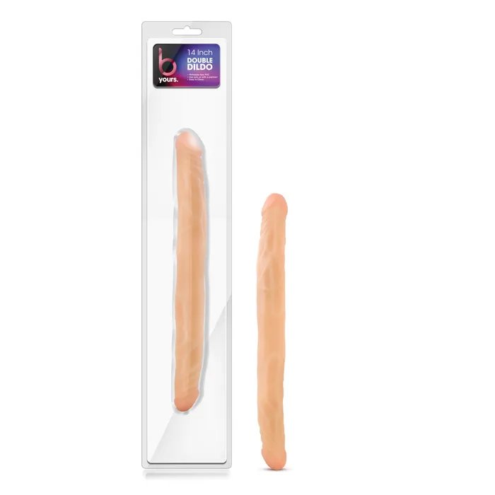 Blush Dildos B Yours 14 Inch Double Dildo Beige