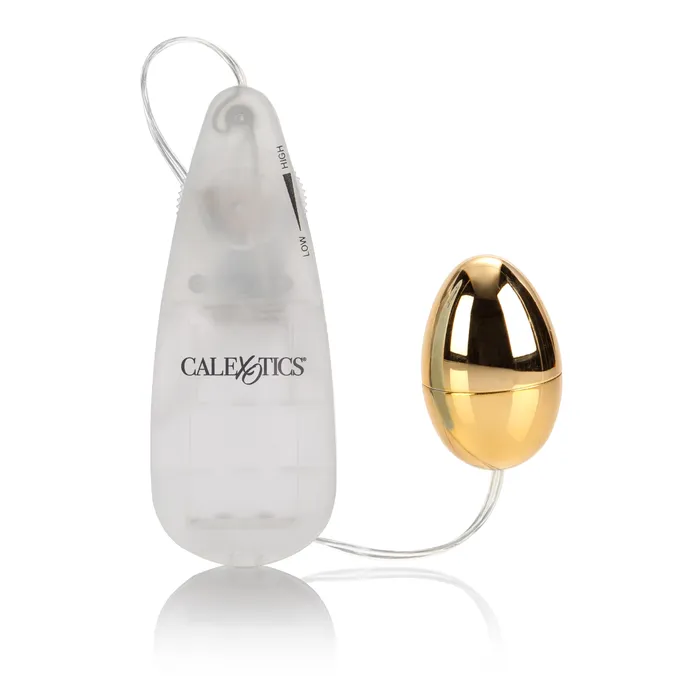 CalExotics Pocket Exotics Vibrating Egg Gold Female Sex Toys