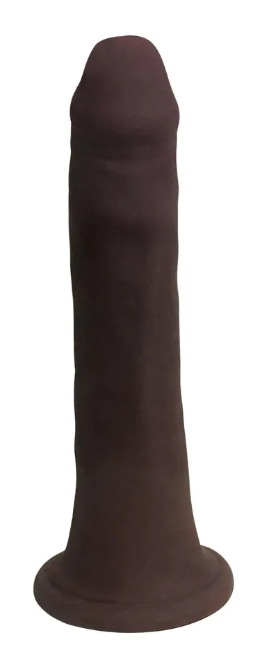 Curve Toys Dildos Easy Riders 8 Inch Slim Dong Chocolate