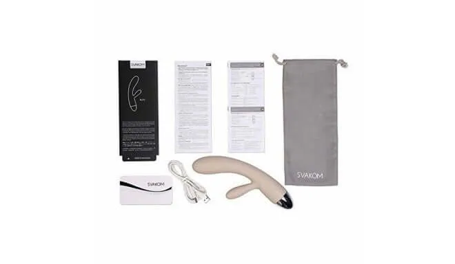 Female Sex Toys Alice Rabbit Vibrator Khaki by Svakom Rechargeable Silicone Sex Toy SVAKOM