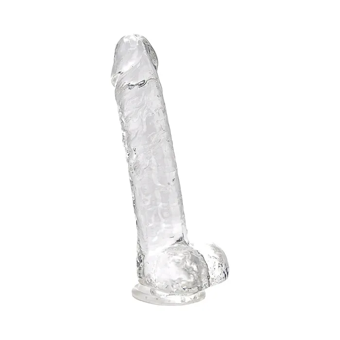 Loving Joy Dildos Loving Joy 8 Inch Dildo with Balls Clear