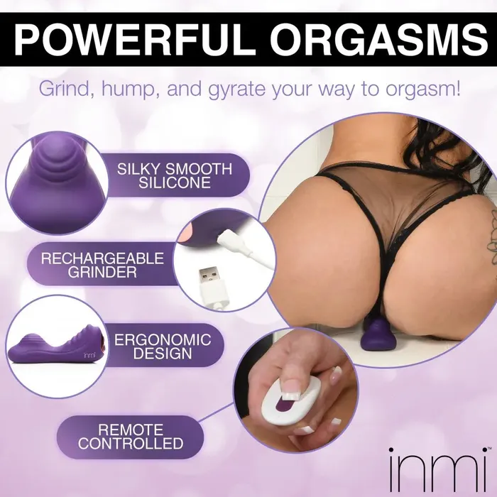 XR Brands Female Sex Toys Ride n Grind 10 X Vibrating Silicone Sex Grinder