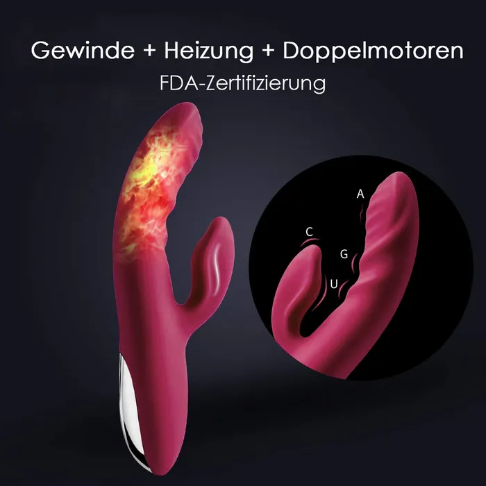 ZEMALIA UPC 737311759678Vibrator fr Klitoris und GPunkt mit Rabbit Vibratoren 11 Vibrationsmodi Analvibrator Realistische Dildo Silikon Sexspielzeug fr Paare Female Sex Toys