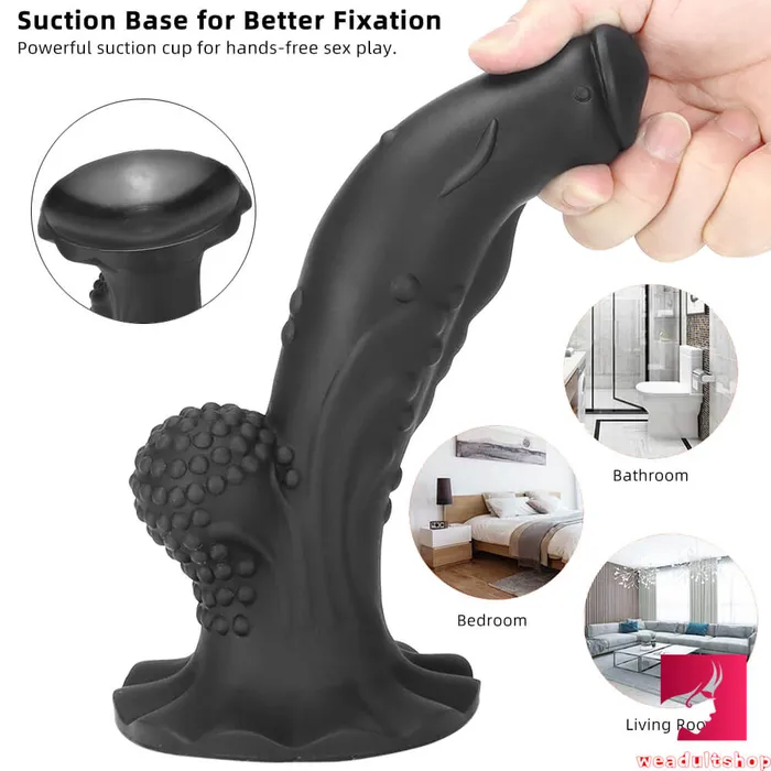 866in Mixed Colors Odd Dual Layer Silicone Dildo With Suction Cup Weadultshop Female Sex Toys