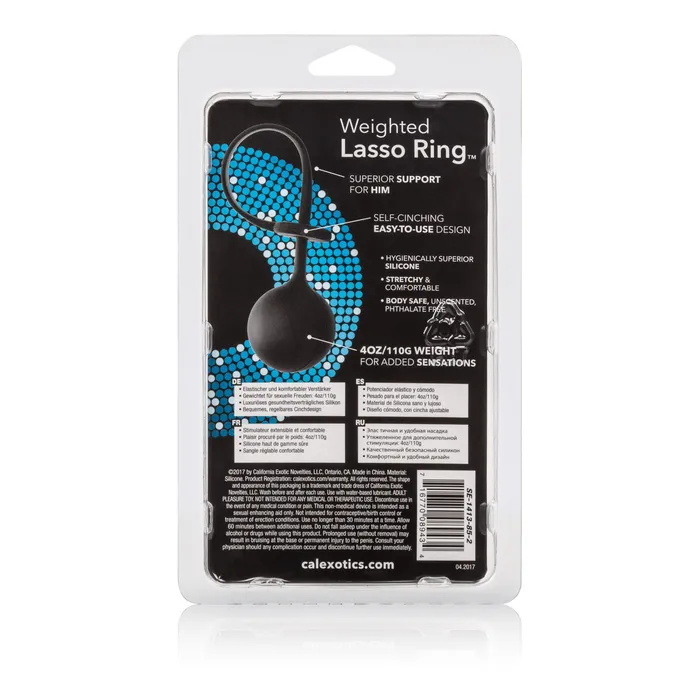 Calexotics Anal Stretchy Weighted Cockring for Fun and Comfort