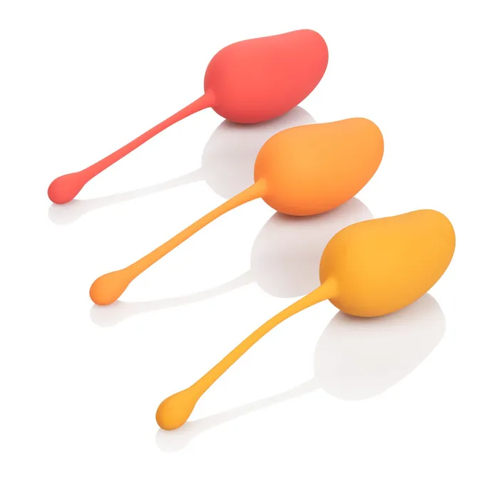 Female Sex Toys Calexotics Mango Kegel Exercise Set Fun Workout for Strong Love Muscles