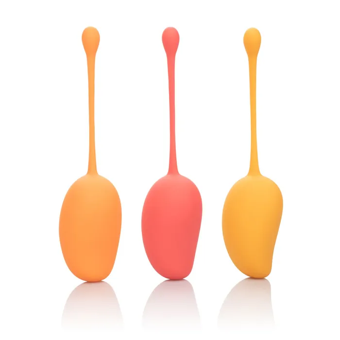 Female Sex Toys Calexotics Mango Kegel Exercise Set Fun Workout for Strong Love Muscles