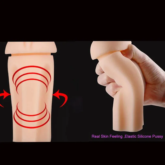 Male Sex Toys weadultshop Realistic Pocket Pussy And Anal Penis Massaging Practice Sex Toy