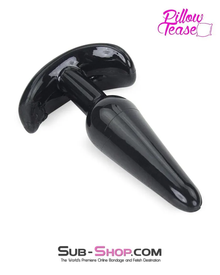 Moonwell Anal 3727M Anal Beginner Small Black Jelly Butt Plug