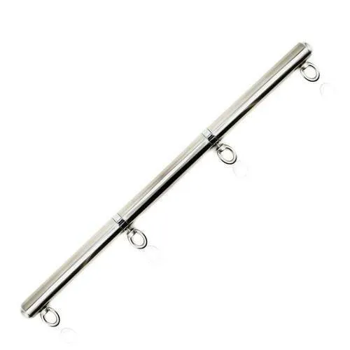 Moonwell Male Sex Toys 9811M ConTRAPtion Chrome Steel Bondage Bar with 4 Attachment Points