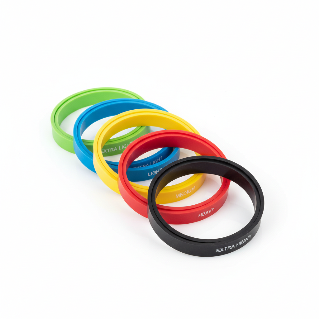 FlexPeak Resistance Bands Set - 5 colorful resistance levels